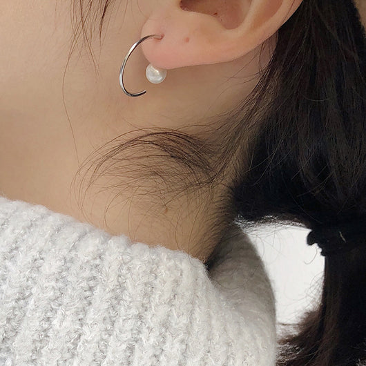 Aretes de Perla Hipoalergénicos - Image 2