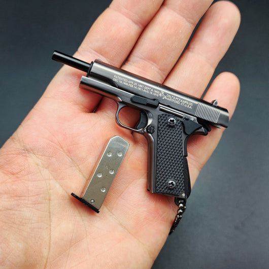 Llavero Colgante Pistola Metálica Miniatura - Image 5