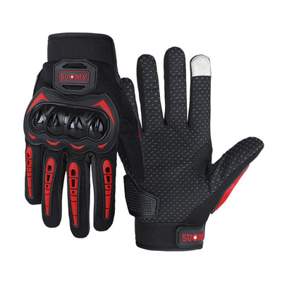 Guantes de Motocicleta con Protección de Cáscara de Piel de Oveja para Hombre - Image 2