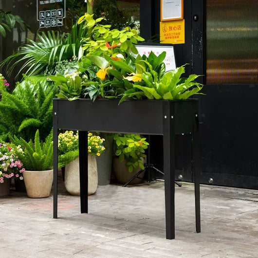 Jardinera Elevada de Hierro para Balcón y Terraza