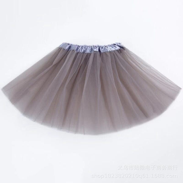 Vestido Tutú Princesa Infantil con Capas de Tul - Falda de Ballet Esponjosa para Niñas