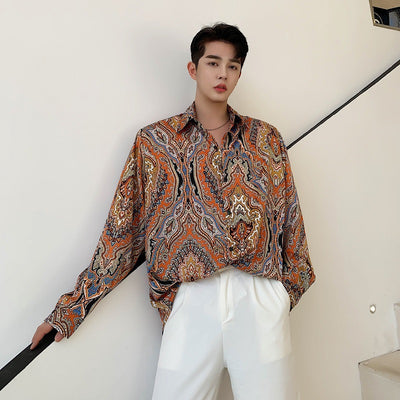 Camisa Casual Hombre Estampado Tótem Étnico - Image 3