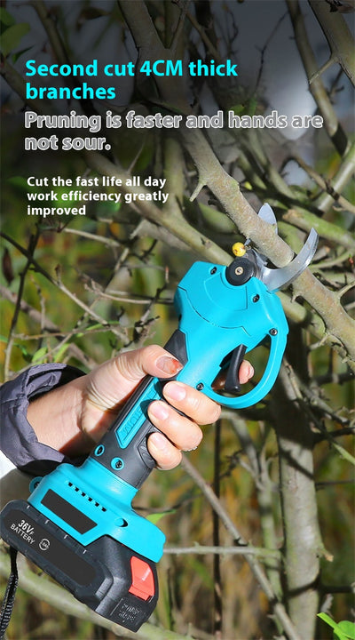 Motosierra Eléctrica Recargable de Batería Litio para Jardín - Image 16