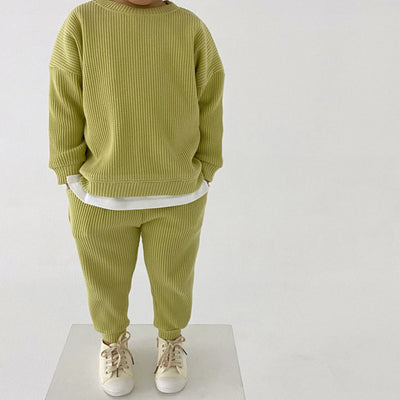 Conjunto Deportivo Infantil Coreano - Sudadera y Pantalón para Niños y Niñas Primavera Otoño - Image 5