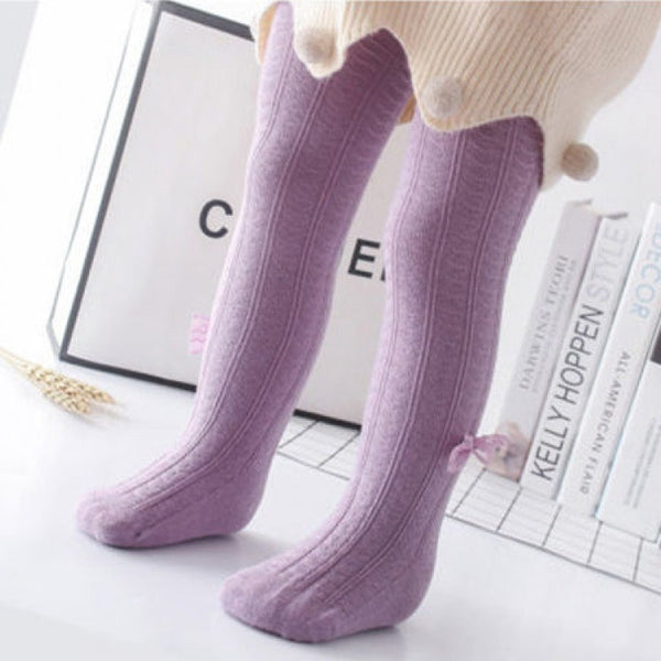 Medias Abiertas de Algodón para Bebé - Calcetines Tipo Body