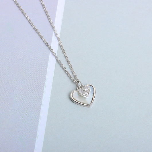Collar de Plata Esterlina S925 Concha del Amor para Mujer - Image 9