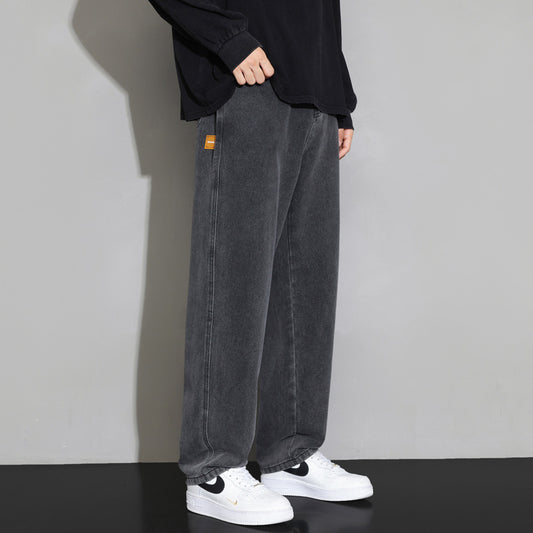 Pantalones Rectos Holgados para Hombre