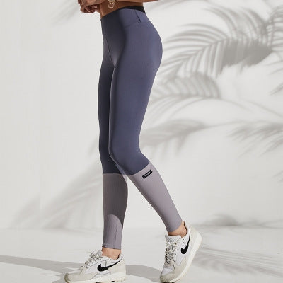 Leggins Deportivos Cintura Alta con Contraste de Colores para Yoga y Fitness - Image 6