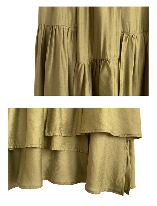 Falda Plisada Irregular A-Línea para Mujer - Estilo Urbano Casual - Image 9