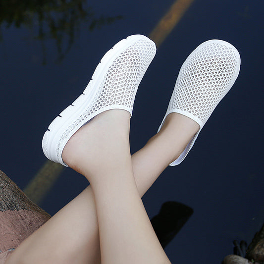 Zapatillas de Pareja Transpirables con Suela Suave y Malla Flexible