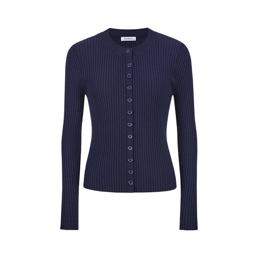Cardigan Tejido Abotonado para Mujer con Chaleco Integrado - Image 9
