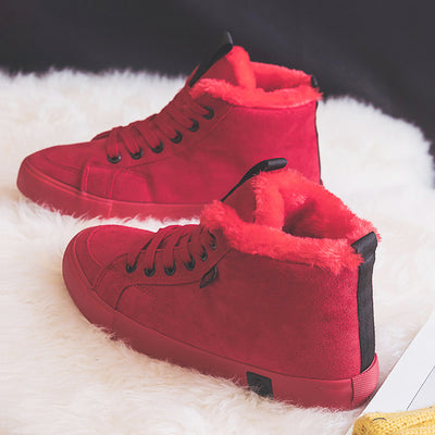 Zapatillas Altas de Algodón para Mujer - Image 13