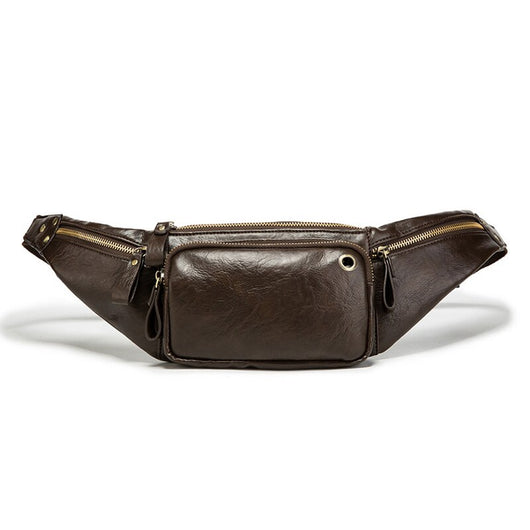Bolsa Mensajera Retro para Hombre con Compartimento para Celular - Image 4