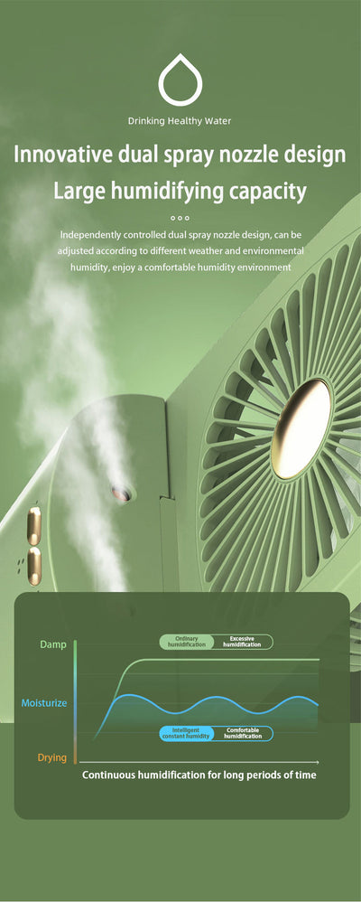 Mini Climatizador y Ventilador de Escritorio con Humidificador y Control Remoto - Image 18