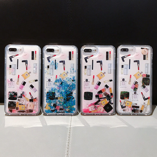 Funda para Teléfono con Efecto Arenas Movedizas y Botella de Perfume - Image 4