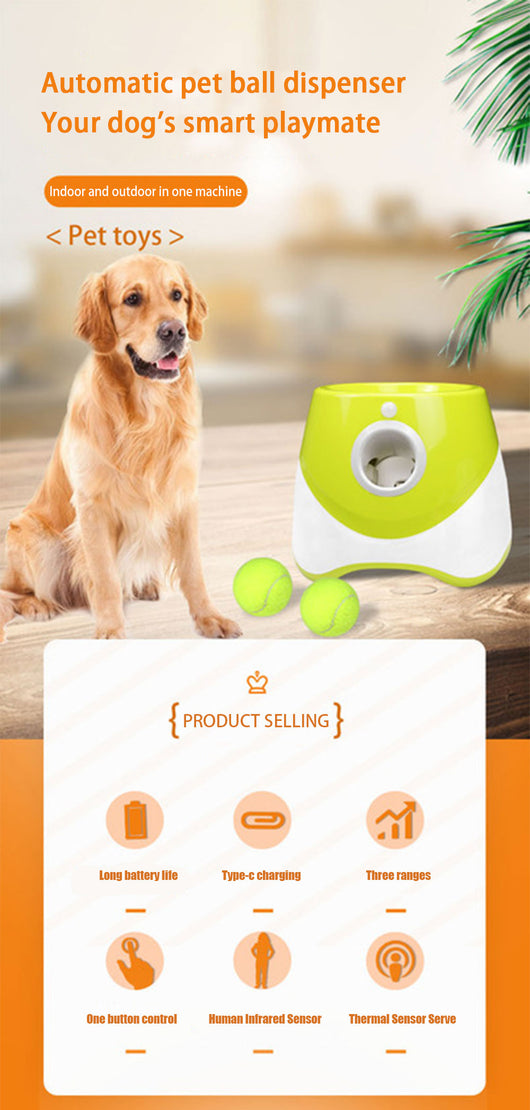 Lanzador Automático de Pelotas para Perros - Juguete Interactivo para Exteriores - Image 18