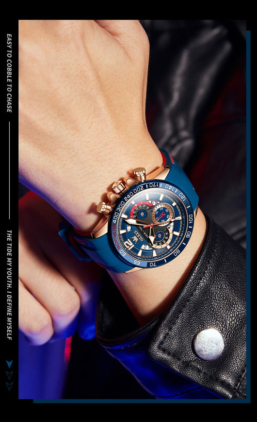 Reloj Inteligente de Banda Silicona con Luz Nocturna para Hombre - Image 20