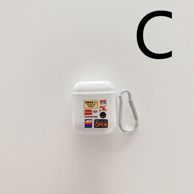 Funda Protectora Transparente para AirPods con Diseño Graffiti Compatible con Apple - Image 4