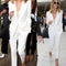 Blazer Blanco Casual Elegante para Mujer