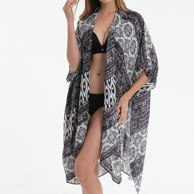 Blusa de Playa con Protección Solar