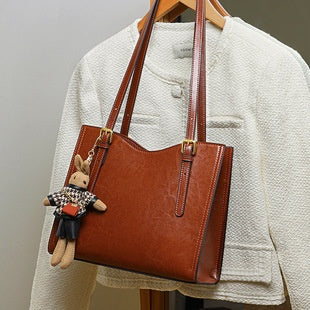 Bolsa Mensajera de Cuero Genuino con Gran Capacidad - Image 25
