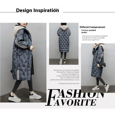 Abrigo Suelto Acolchado Estilo Coreano para Mujer - Image 13
