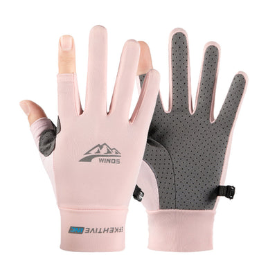 Guantes de Verano para Hombre con Dos Dedos Descubiertos para Pesca y Ciclismo - Image 12
