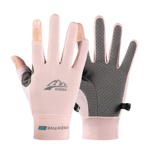 Guantes de Verano para Hombre con Dos Dedos Descubiertos para Pesca y Ciclismo - Image 12
