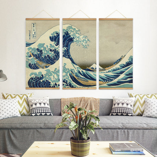Tríptico de Pintura en Madera Maciza - Image 3