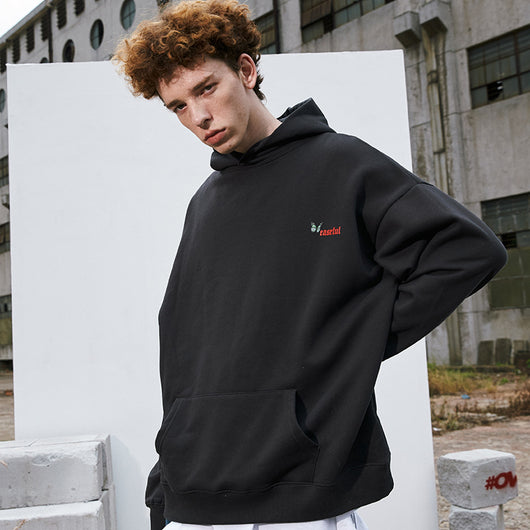 Sudadera con capucha estampado cactus y forro polar