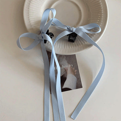 Pinza para Cabello Tipo Garra con Moño de Cinta de 36cm - Poliéster Algodón - Image 14