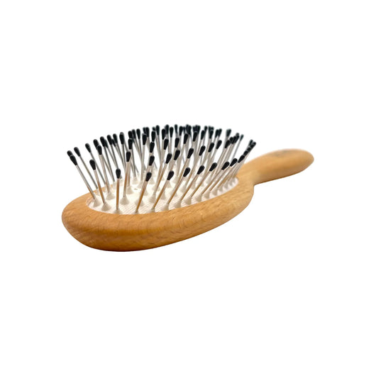 Dural Beech Wood Hair Brush Steel Pins with Ball Tips - Tekeno