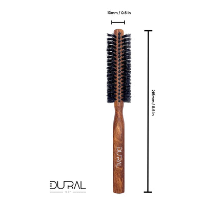 Dural Hair Brush 10 Rows Wood Pure Wild Boar Bristles - Tekeno