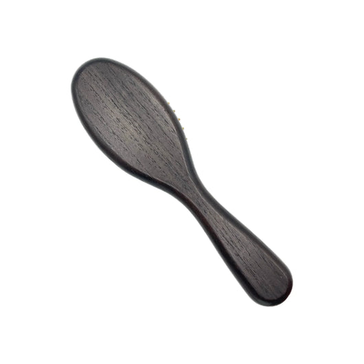 Dural ash wood, rubber cushion Hair Brush with wooden pins - Tekeno