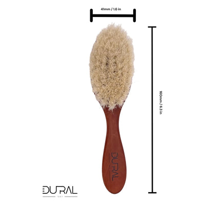 Dural Pear Wood Pure Soft Goats Hair Baby Brush - Tekeno
