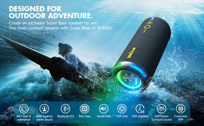 Parlante Bluetooth Portátil con Carga Inalámbrica - Sonido Envolvente para Trabajo, Hogar y Viajes - Image 13