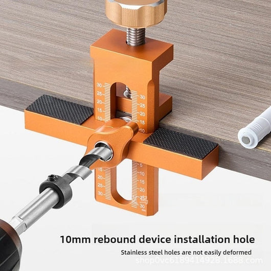 Clips Ajustables Dobles para Puertas de Gabinete
