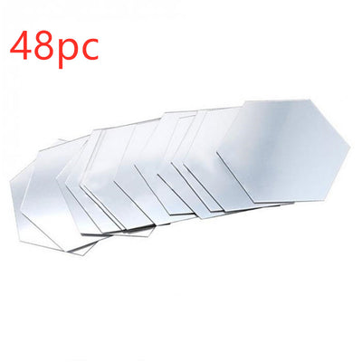 Espejo Hexagonal Acrílico 3D - Adhesivo Decorativo de Pared con Efecto Cristal - Image 65