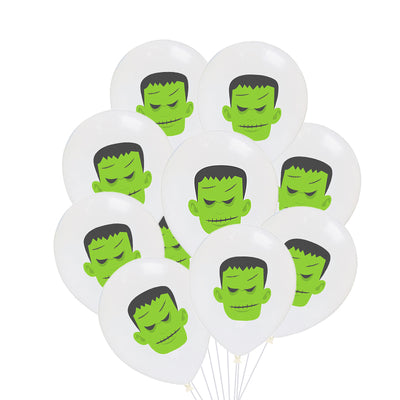 Juego de 10 Globos de Látex con Diseños de Halloween - Image 19