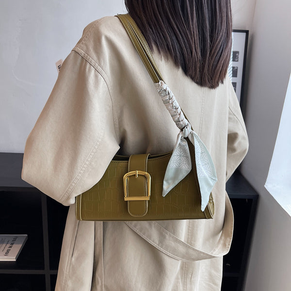 Bolso Bandolera Minimalista de Diseño Exclusivo - Bolsa Baguette de Moda Versátil