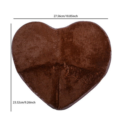 Tapete de Lana y Seda en Forma de Corazón para Dormitorio - Image 22