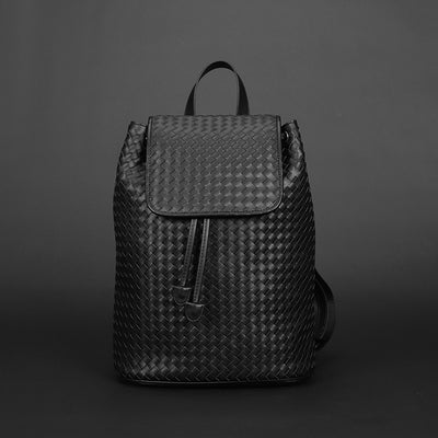 Mochila de Viaje Tejida Gran Capacidad Estilo Casual