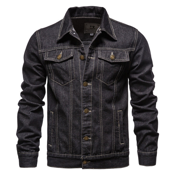Chaqueta de Mezclilla Slim Fit para Hombre - Estilo Casual Versátil - Image 4
