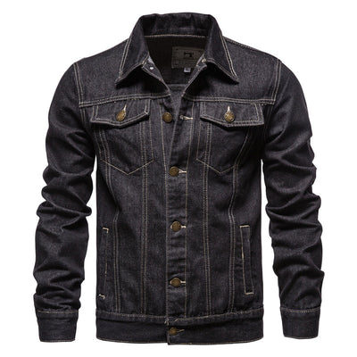 Chaqueta de Mezclilla Slim Fit para Hombre - Estilo Casual Versátil - Image 4