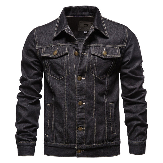 Chaqueta de Mezclilla Slim Fit para Hombre - Estilo Casual Versátil - Image 4