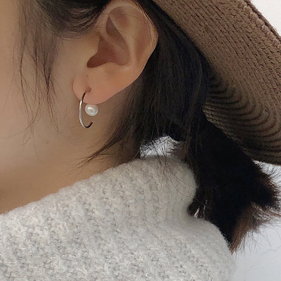 Aretes de Perla Hipoalergénicos