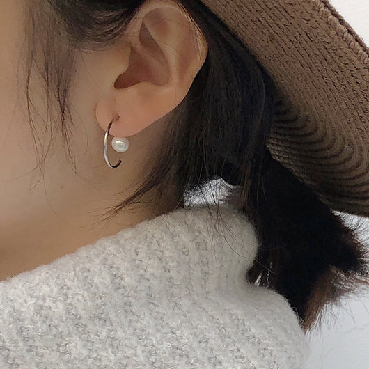 Aretes de Perla Hipoalergénicos