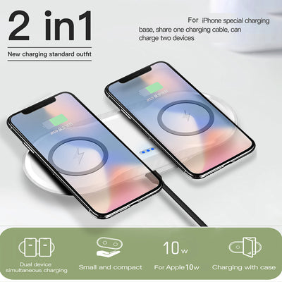 Cargador Inalámbrico Dual para Smartphones - Image 4