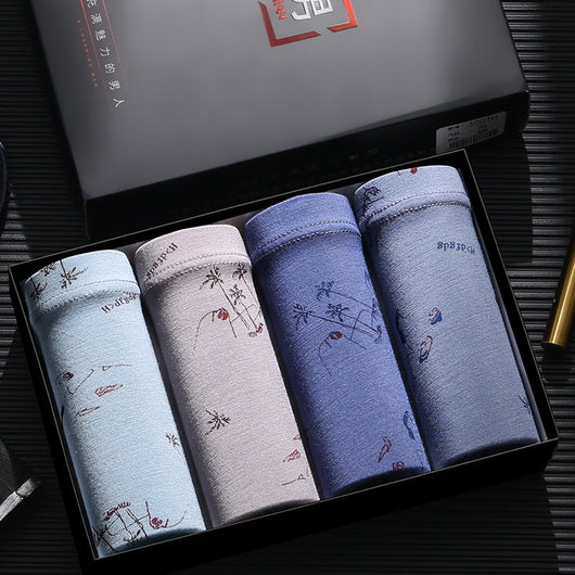 Pack 4 Boxers Modal Hombre Sin Marcas Ice Silk - Comodidad Premium - Image 19