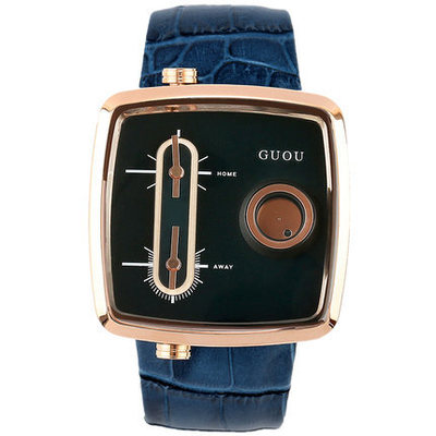 Reloj de Pulsera Cuadrado Hombre Doble Movimiento - Elegancia y Estilo